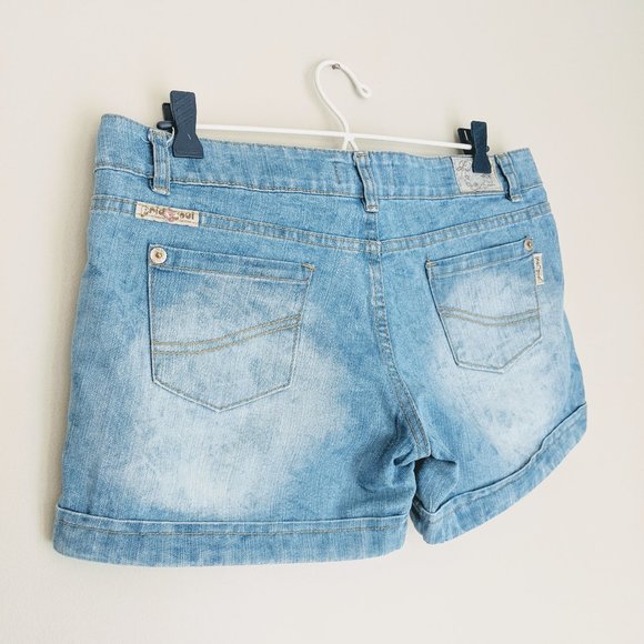 🇦🇷 Prid Soul Acid Wash Denim Shorts Made In Argentina - Picture 4 of 10